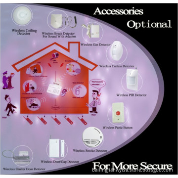 99 Zones Home GSM Alarm System with Multiple Languages and CE Certificate Bl-6000